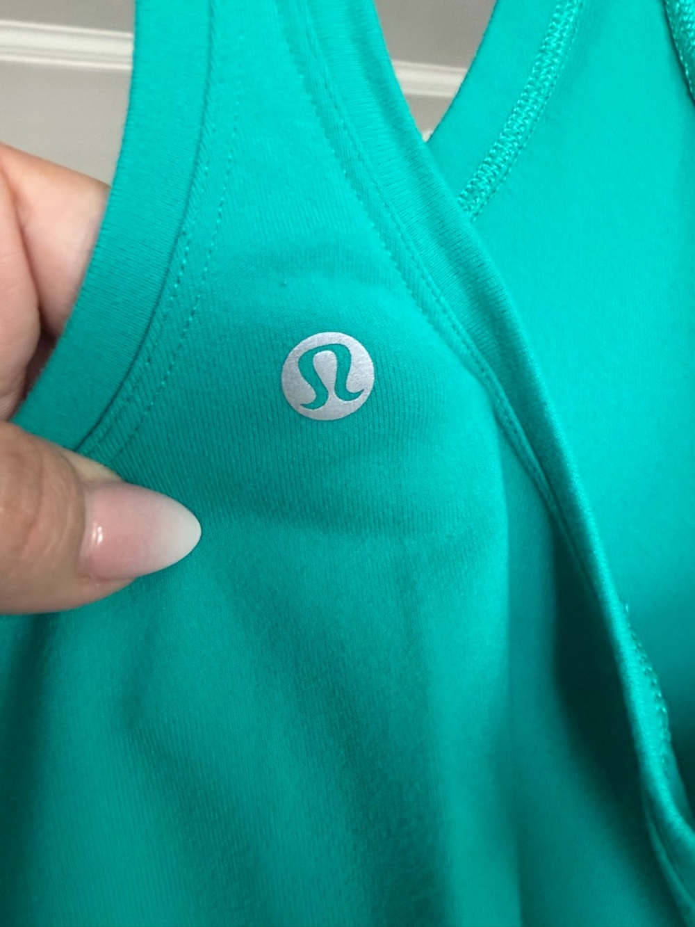 lululemon athletica Teal Racerback Tank - Picture 3 of 3